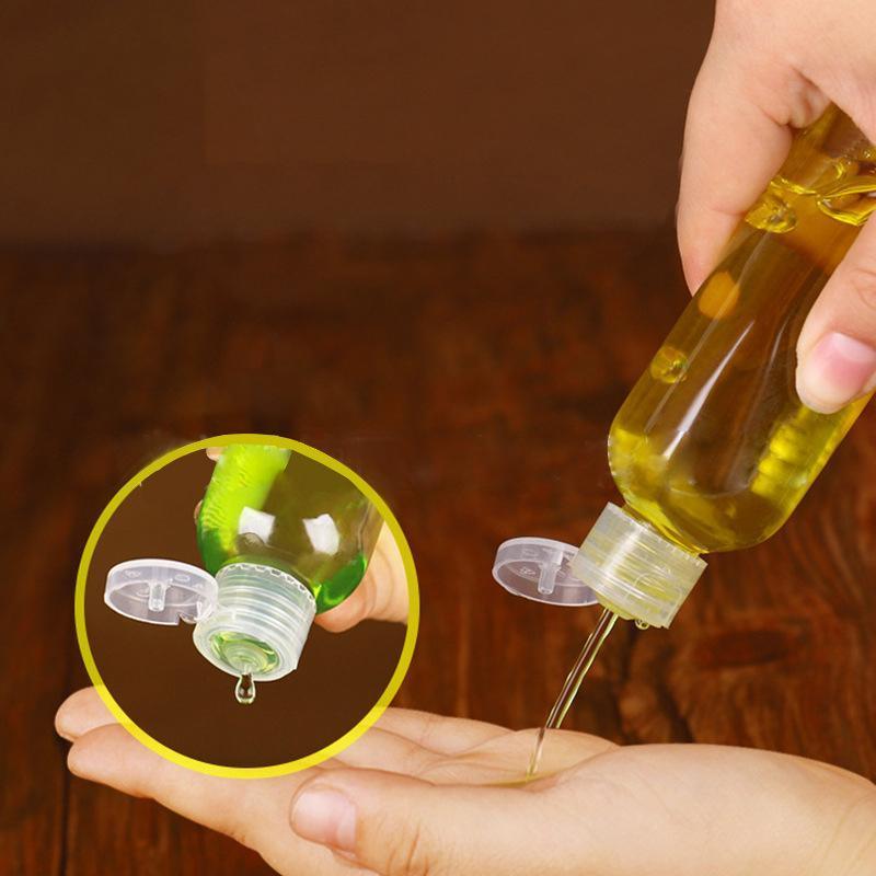 Refillable Clear Travel Bottles with Flip Caps, 100 ml - Pack of 10 - view 5