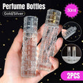 Refillable Glass Spray Bottles, 30 ml, Pack of 2 - Gold - view 2