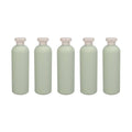 Refillable Green Plastic Travel Squeeze Bottles 400 ml, Pack of 5 - view 2
