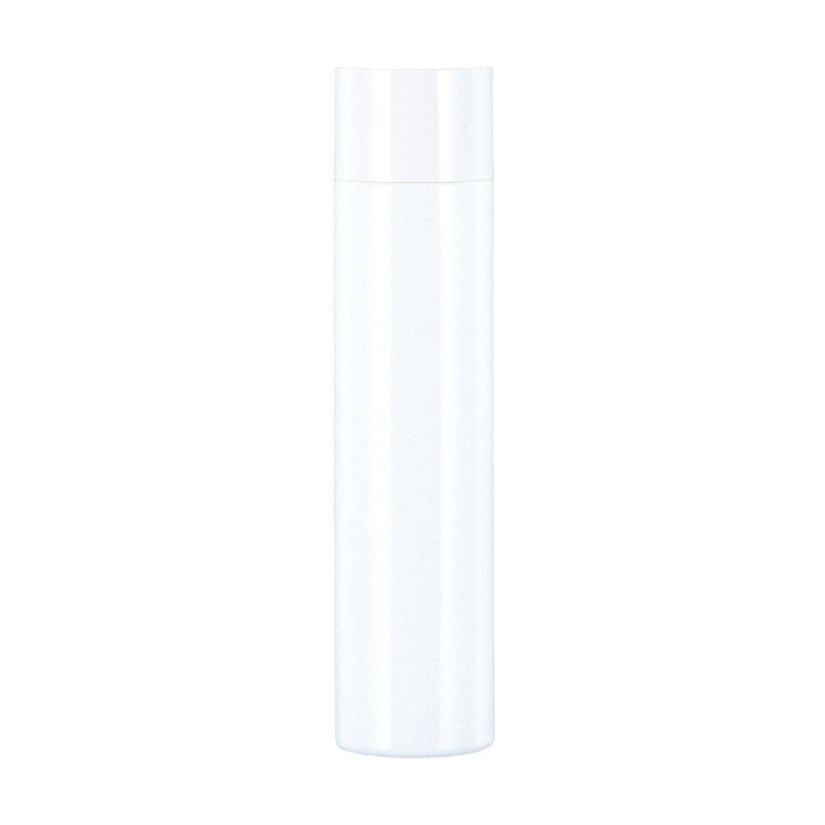 Refillable Plastic Toner and Lotion Bottle, 150 ml - White Lid, White Bottle
