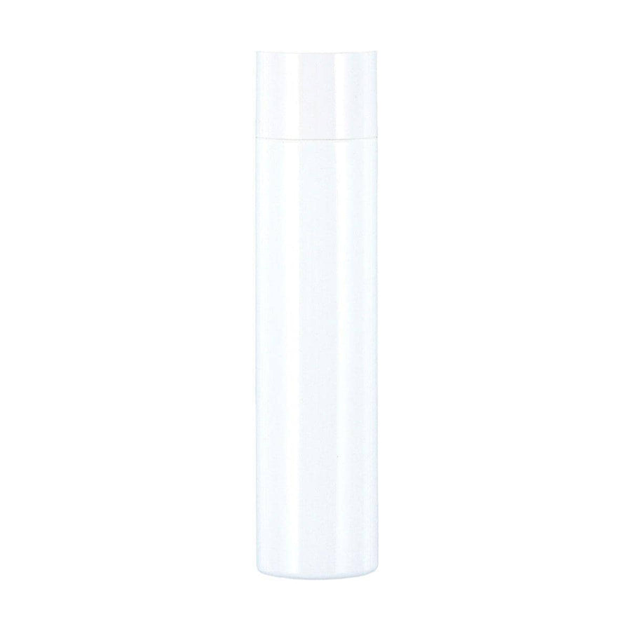 Refillable Plastic Toner and Lotion Bottle, 150 ml - White Lid, White Bottle