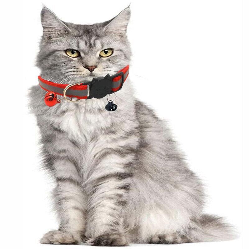 Reflective Cat Collar with Breakaway Buckle and Bell - Yellow - view 9