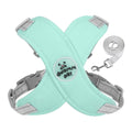 Reflective Dog Harness Vest with Leash - Green, Large (Neck 48-60 cm) - view 2