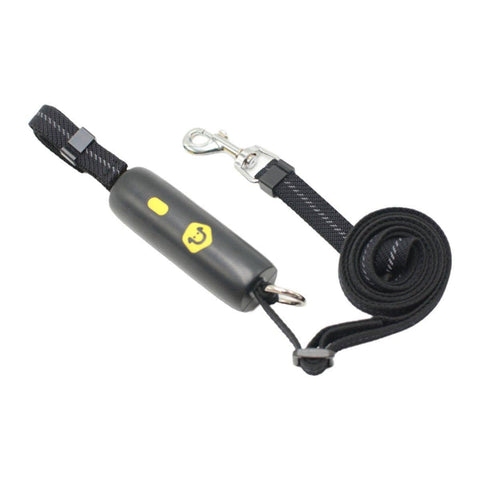 Reflective Nylon Dog Leash, Adjustable 0.95 to 1.6 m - Black