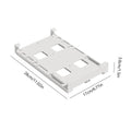 Refrigerator Hanging Can Storage Rack - White - view 3