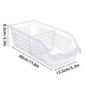 Refrigerator Storage Boxes, 4 Pack - Clear, 30 x 13.5 x 8.5 cm - view 3