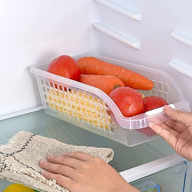 Refrigerator Storage Boxes, 4 Pack - Clear, 30 x 13.5 x 8.5 cm - view 4