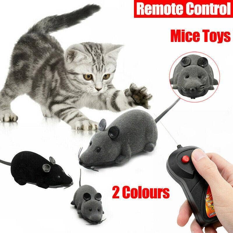 Remote Control Mouse Toy for Cats and Puppies - Grey - view 2