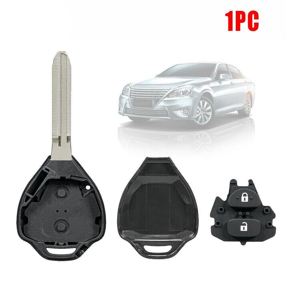 Remote Key Shell, 2 Buttons, Compatible with Toyota Corolla, Camry and RAV4
