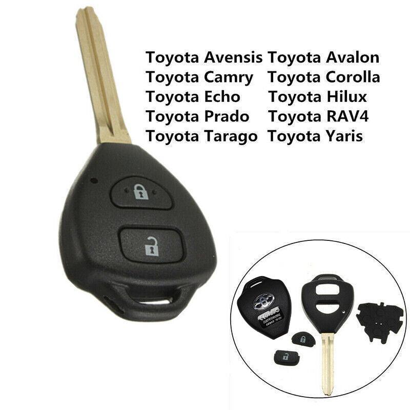 Remote Key Shell, 2 Buttons, Compatible with Toyota Corolla, Camry and RAV4 - view 3