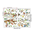 Removable Birds on Tree Branch Wall Stickers, 25 x 35 cm Sheets - Pack of 4 - view 3
