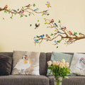 Removable Birds on Tree Branch Wall Stickers, 25 x 35 cm Sheets - Pack of 4 - view 5