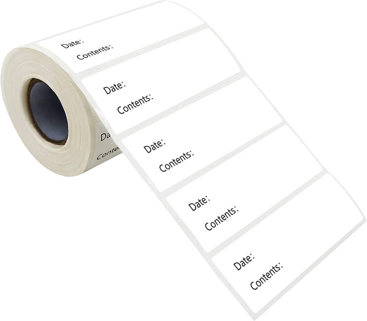 Removable Food Storage Labels, Kitchen Date and Contents Stickers - Roll of 500 - view 2