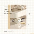 Removable Laundry Basket with 360 Degree Silent Wheels, Cream - view 5