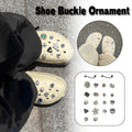 Removable Retro Metal Pearl Shoe Buckles, DIY Accessories for Cave Shoes