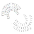 Removable Silicone Piano Note Labels for 88-Key Keyboards - Multicolour - view 3