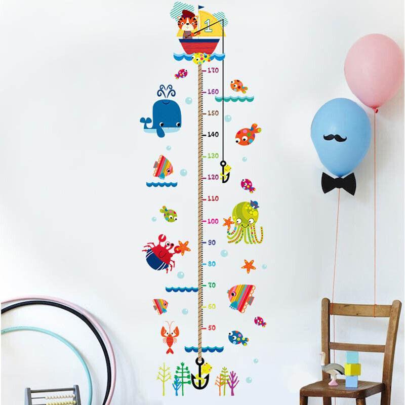 Removable Wall Height Chart Sticker Growth Ruler Decal - Model A - view 18