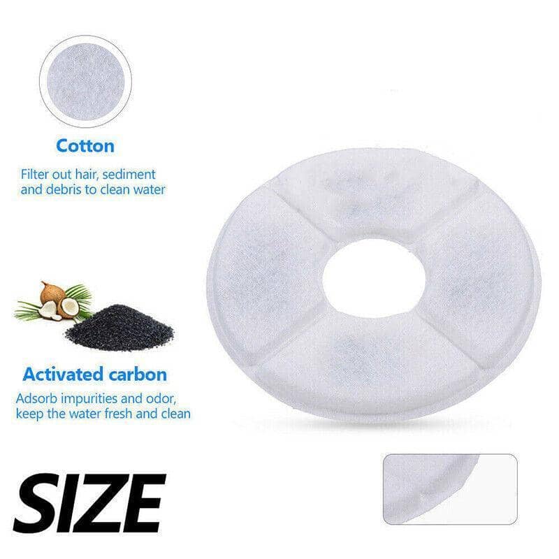 Replacement Carbon Filters for Pet Water Fountains, Pack of 6 - view 5