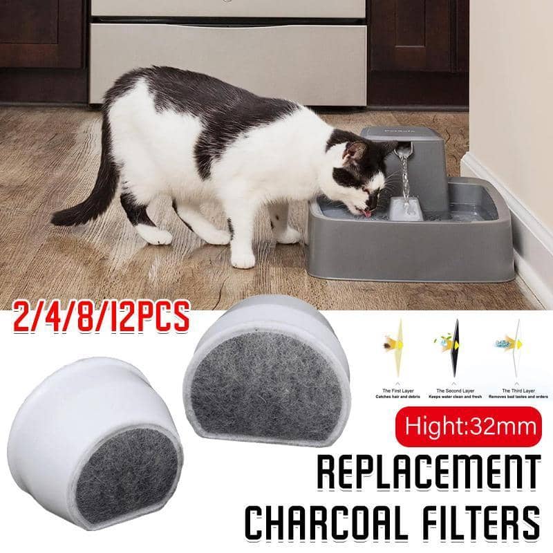Replacement Charcoal Filters for PetSafe Drinkwell Pet Fountains - Pack of 12 - view 2