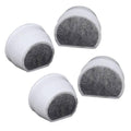 Replacement Charcoal Filters for PetSafe Drinkwell Pet Fountains - Pack of 4
