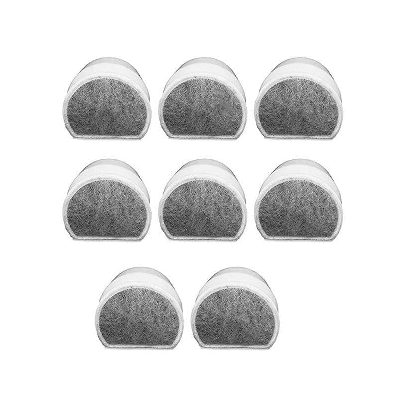 Replacement Charcoal Filters for PetSafe Drinkwell Pet Fountains - Pack of 8