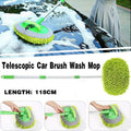 Replacement Chenille Mop Cloth for Car Wash Mop - Green, Mop Not Included - view 2