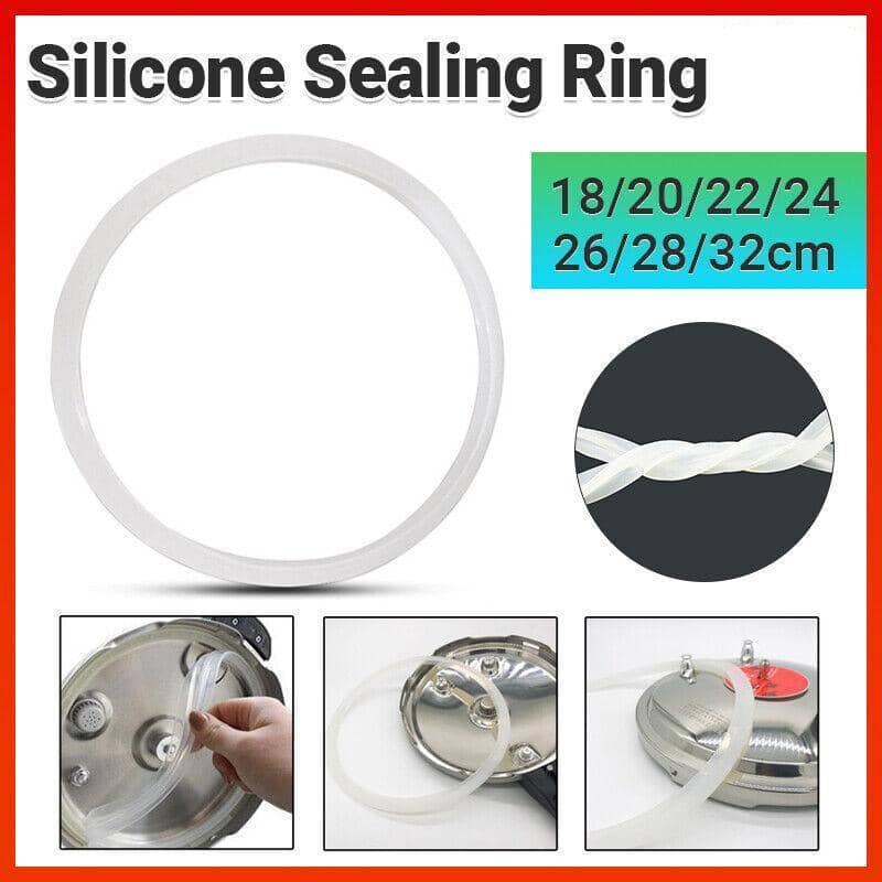 Replacement Clear Silicone Pressure Cooker Sealing Ring - 32 cm Inner Diameter - view 2