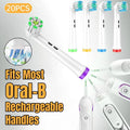 Replacement Electric Toothbrush Heads for Oral-B, Pack of 20