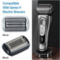 Replacement Head Mesh Cover for Series 9 Electric Shavers - Silver - view 2