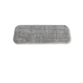 Replacement Microfibre Flat Mop Head Pad - Grey, Single