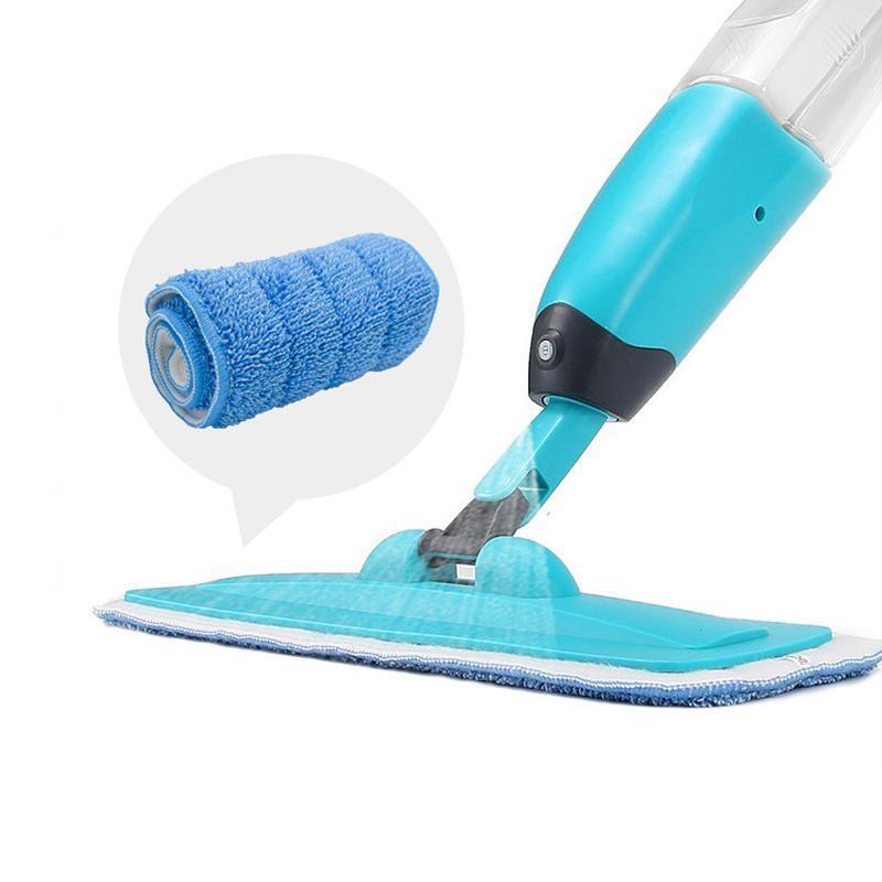 Replacement Microfibre Flat Mop Head Pad - Grey, Single - view 7