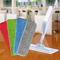 Replacement Microfibre Flat Mop Head Pad - Red, Single - view 6