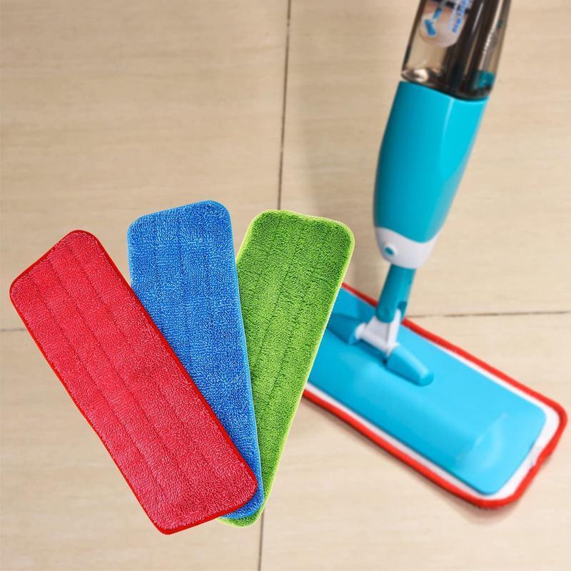 Replacement Microfibre Flat Mop Head Refill Pad - Blue - view 11