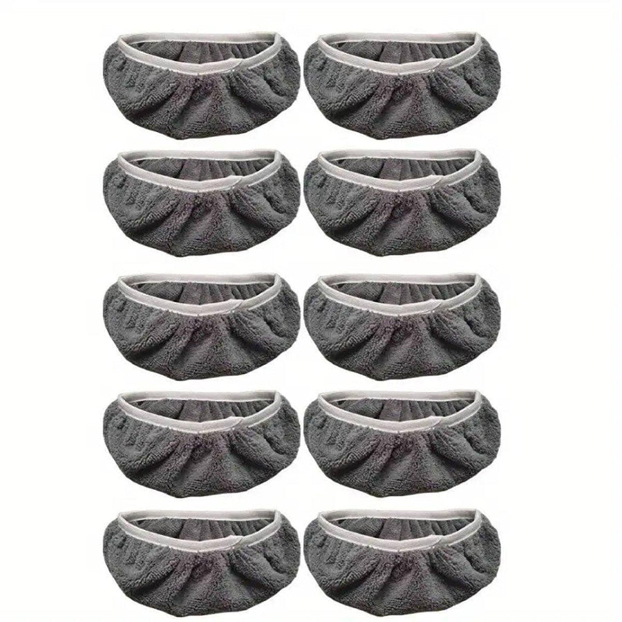 Replacement Mop Cloth Covers, 10 Pack - Grey Microfibre Refills