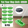 Replacement Mop Cloth Covers, 10 Pack - Grey Microfibre Refills - view 2