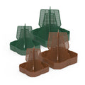 Reptile Anti-Escape Feeding Basin - Brown, Large (14.7 x 14.7 x 15.5 cm) - view 3