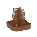 Reptile Anti-Escape Feeding Basin - Brown, Small (11.2 x 11.2 x 11.9 cm)