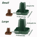 Reptile Anti-Escape Feeding Basin - Brown, Small (11.2 x 11.2 x 11.9 cm) - view 4