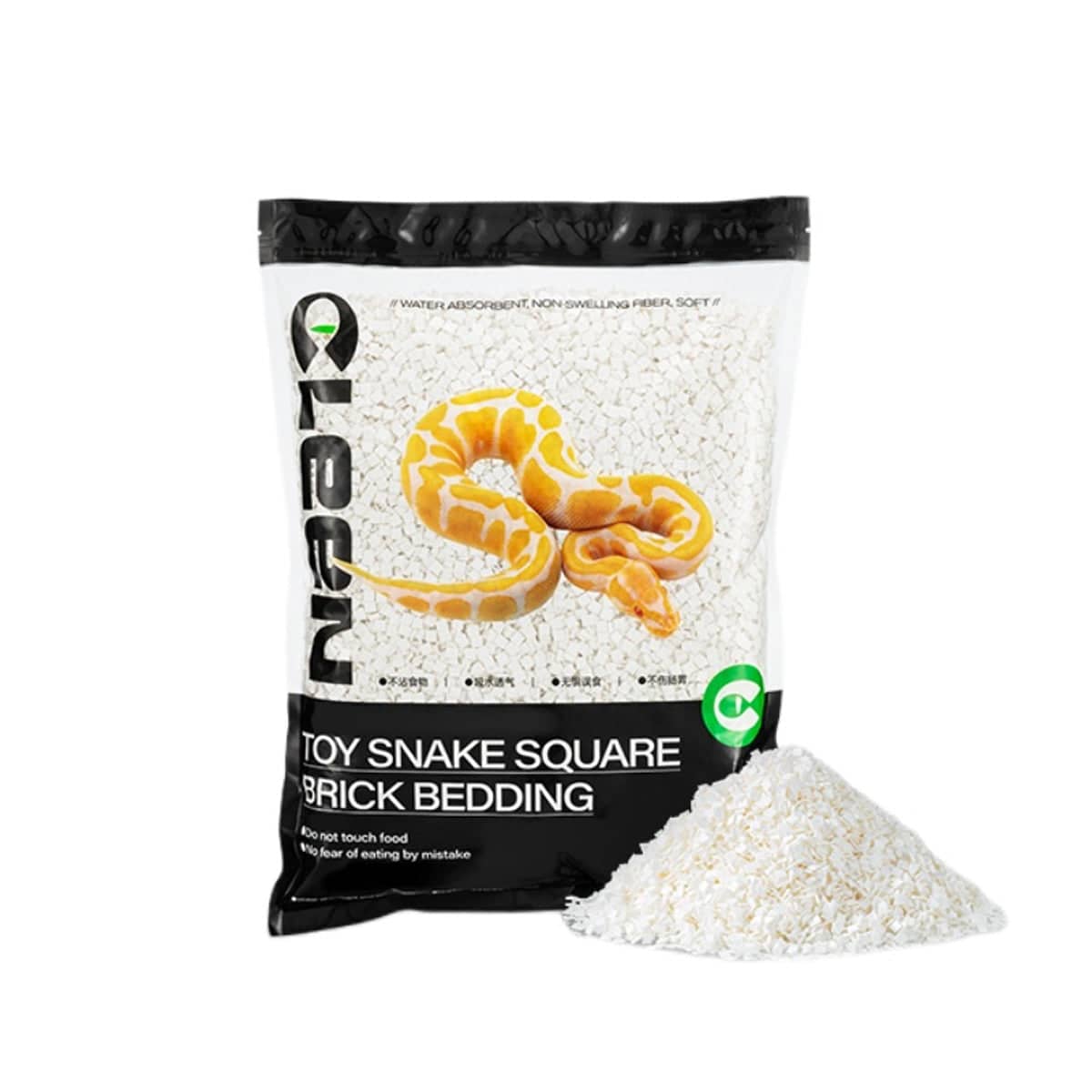 Reptile Bedding Blocks 1000 ml Substrate for Snakes, Absorbent Low Dust Tank Liner - view 2