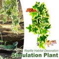 Reptile Climbing Vine Simulation Plant, Wall Mounted for Terrariums