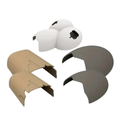 Reptile Hideouts, Plastic Cave Shelters - Eggshell, Set of 2 - view 3