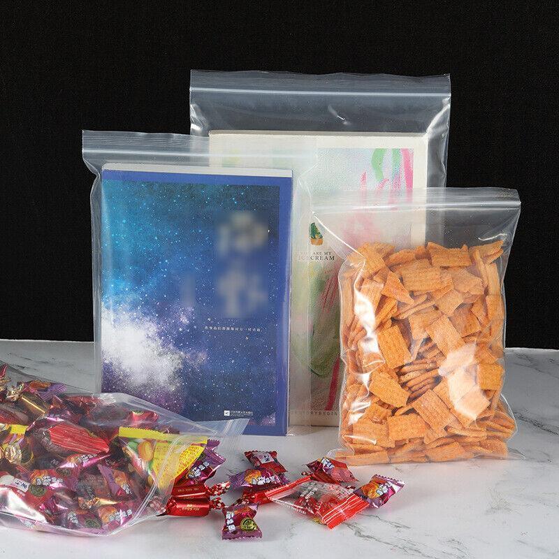 Resealable Clear Plastic Zip Bags - 16 x 24 cm, Pack of 100 - view 7