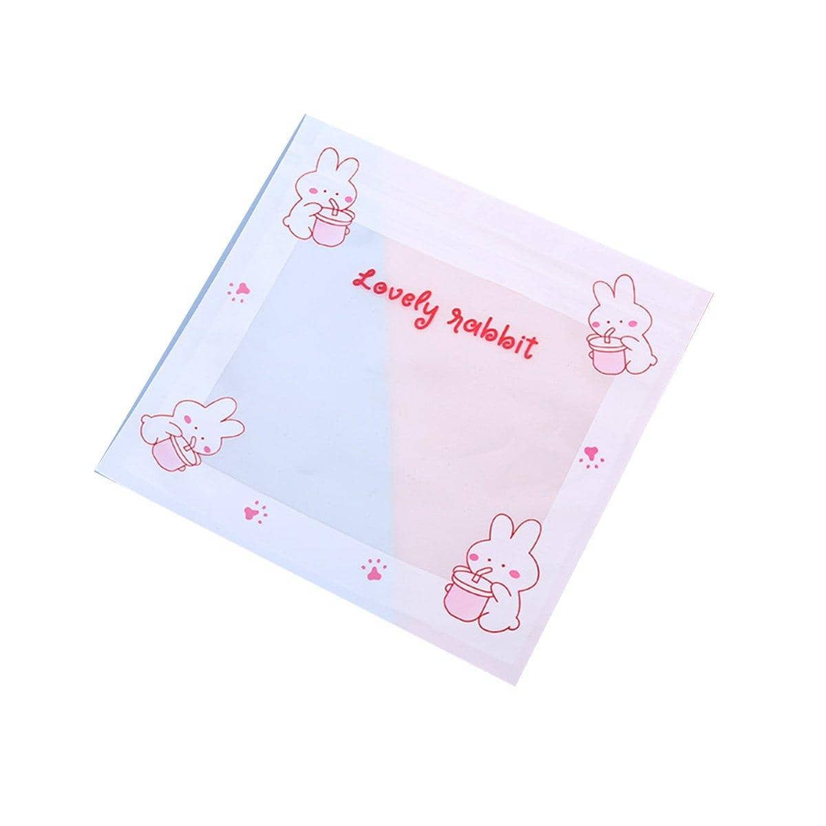 Resealable Ziplock Snack Bags, 13.5 x 13.5 cm, Pack of 100 - Design 3