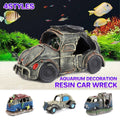 Resin Aquarium Car Wreck Decoration - Old Car, 15.5 x 10 x 8 cm - view 2