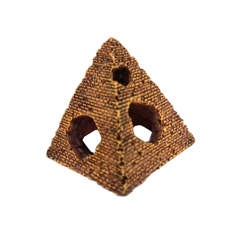 Resin Aquarium Ornament Fish Tank Decoration - Large Pyramid