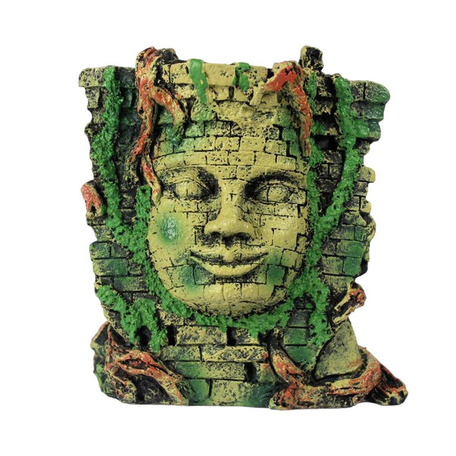 Resin Aquarium Ornament Fish Tank Decoration - Roman Face