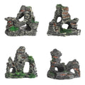 Resin Aquarium Rock Cave Ornament - Window Peak, 10 x 5.5 x 10 cm - view 3