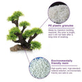 Resin Aquarium Tree Decoration with Rockery Base - Green - view 5