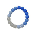 Resin Bead Stretch Bracelet - Blue