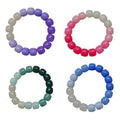 Resin Bead Stretch Bracelet - Blue - view 3
